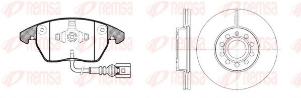 Set frana, frana disc