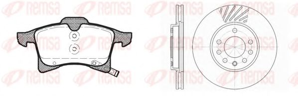 Set frana, frana disc