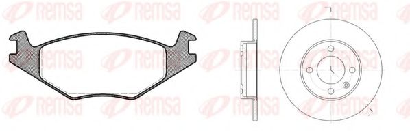 Set frana, frana disc