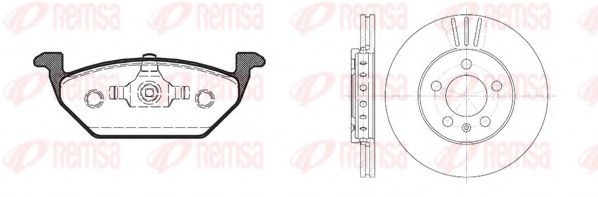 Set frana, frana disc