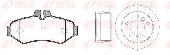 Set frana, frana disc