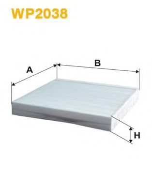 Filtru, aer habitaclu