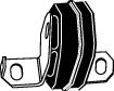 80105 Suport, sistem de esapament WALKER 
