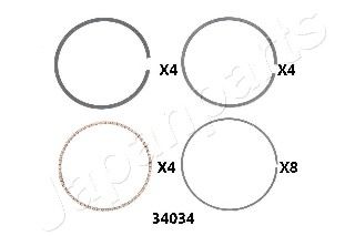 RC34034 Segment piston JAPANPARTS 