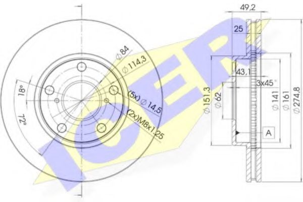 Disc frana