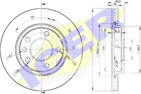 Disc frana