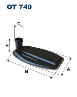 OT740 Filtru hidraulic, cutie de viteze automata FILTRON 