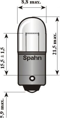 4504 Bec, far principal SPAHN GLÜHLAMPEN 