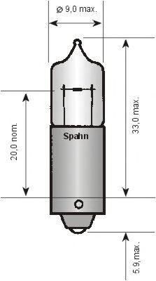 783220L Bec, semnalizator SPAHN GLÜHLAMPEN 