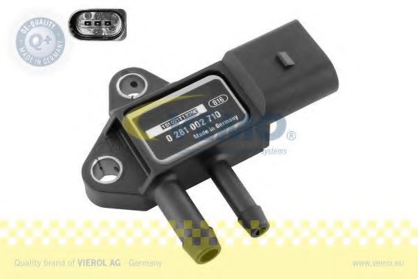 V10-72-1247 Senzor, presiune gaze evacuare VEMO 