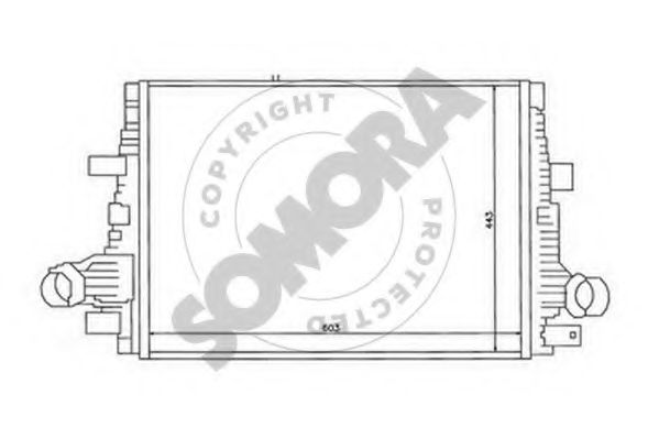 011445 Intercooler, compresor SOMORA 