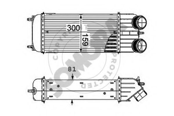Intercooler, compresor