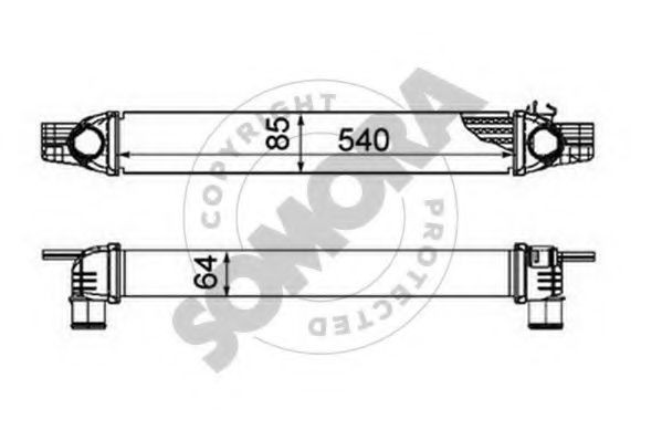 Intercooler, compresor