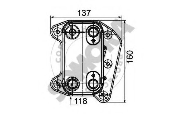Radiator ulei, ulei motor