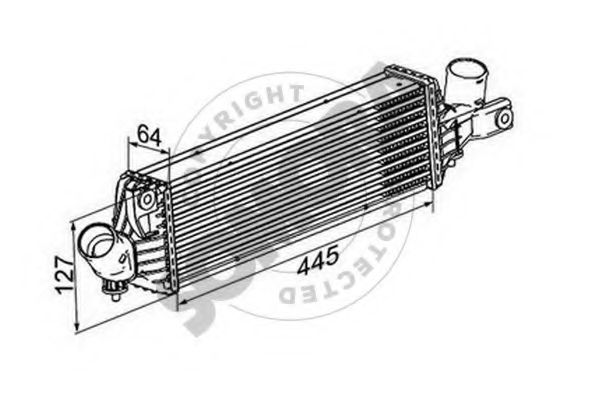 Intercooler, compresor