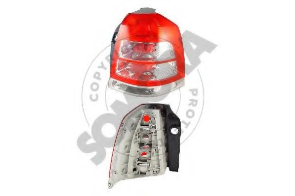 214171AM Lampa spate SOMORA 