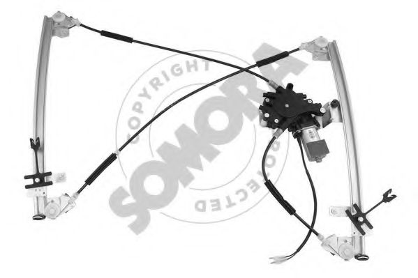 221357 Mecanism actionare geam SOMORA 