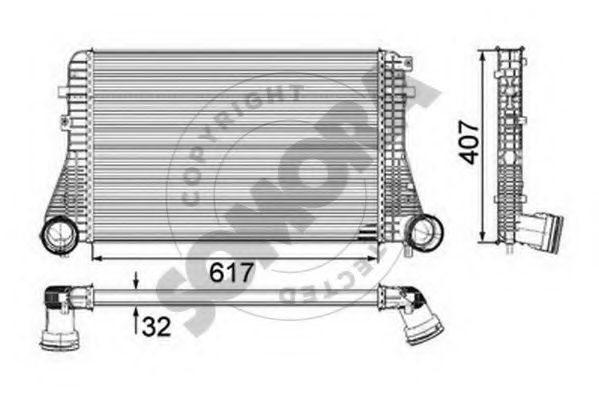 Intercooler, compresor