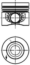40353600 Piston KOLBENSCHMIDT 