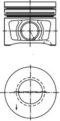 40387610 Piston KOLBENSCHMIDT 