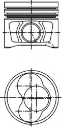 40408610 Piston KOLBENSCHMIDT 