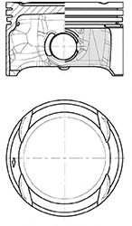 40839620 Piston KOLBENSCHMIDT 