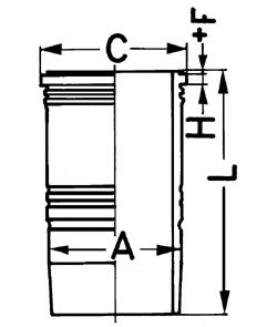 89186110 Camasa cilindru KOLBENSCHMIDT 