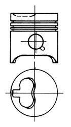 93648700 Piston KOLBENSCHMIDT 