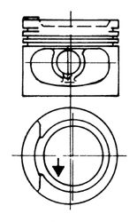 93928620 Piston KOLBENSCHMIDT 