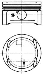94301600 Piston KOLBENSCHMIDT 