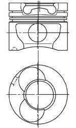 94823710 Piston KOLBENSCHMIDT 