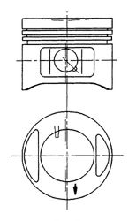 94870700 Piston KOLBENSCHMIDT 