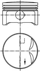 94952600 Piston KOLBENSCHMIDT 