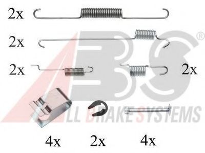 Set accesorii, sabot de frana