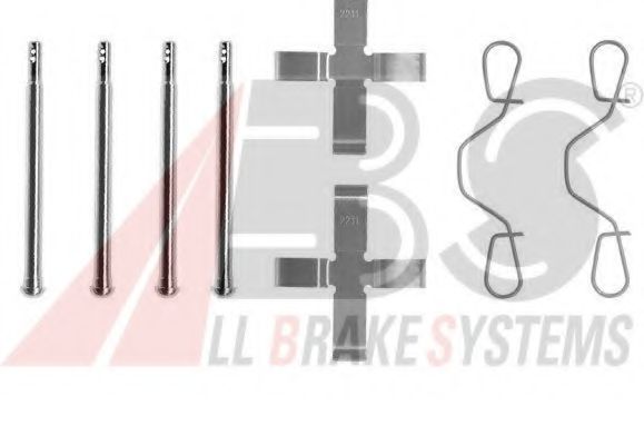 Set accesorii, placute frana