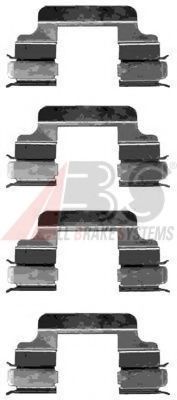 1230Q Set accesorii, placute frana A.B.S. 