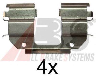 Set accesorii, placute frana