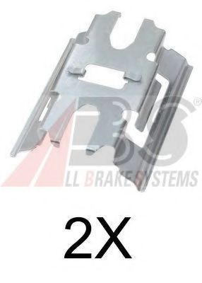 Set accesorii, placute frana