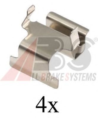1673Q Set accesorii, placute frana A.B.S. 