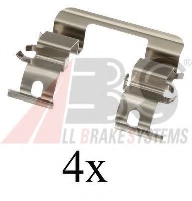 Set accesorii, placute frana