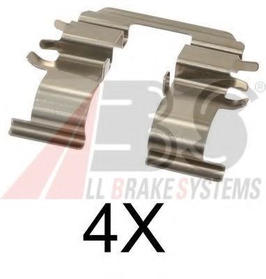 Set accesorii, placute frana