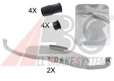 1846Q Set accesorii, placute frana A.B.S. 