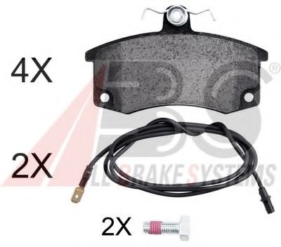 37079 OE set placute frana,frana disc A.B.S. 