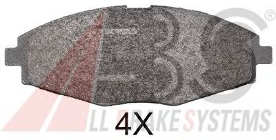 37139 OE set placute frana,frana disc A.B.S. 