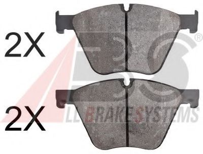 37678 set placute frana,frana disc A.B.S. 