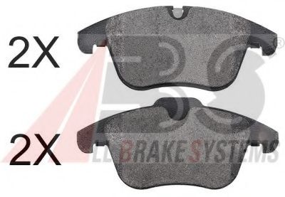 37686 OE set placute frana,frana disc A.B.S. 