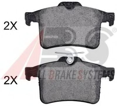 37819 OE set placute frana,frana disc A.B.S. 