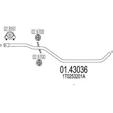 01.43036 Racord evacuare MTS 