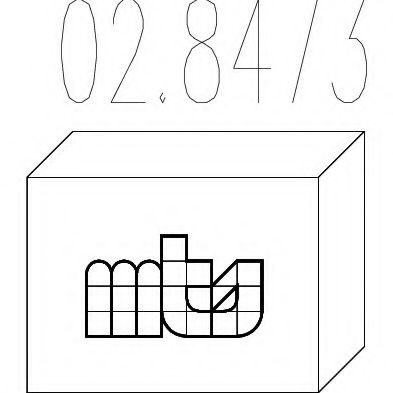 02.8473 Set montare, toba esapament MTS 