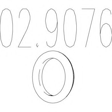 02.9076 tampon cauciuc,amortizor esapament MTS 